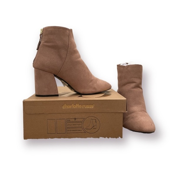 Charlotte Russe Shoes - Women’s Suede Ankle Booties
